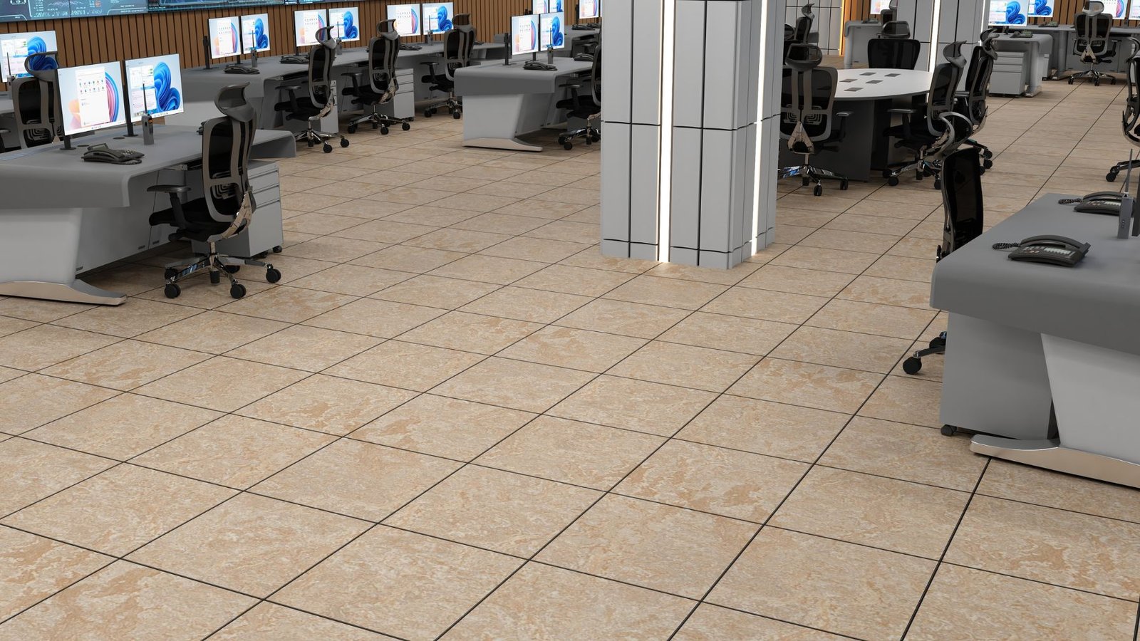 control room false flooring
